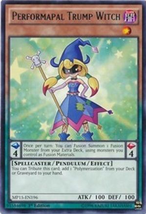 Performapal Trump Witch (MP15-EN196) - 2015 Mega-Tins Mega Pack 1st Edition