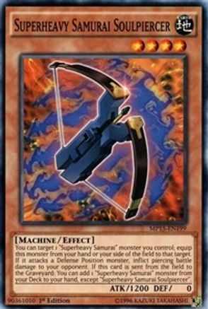 Superheavy Samurai Soulpiercer (MP15-EN199) - 2015 Mega-Tins Mega Pack 1st Edition