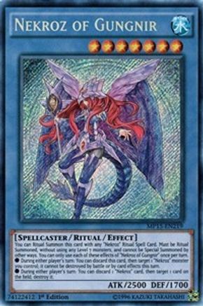 Nekroz of Gungnir (MP15-EN219) - 2015 Mega-Tins Mega Pack 1st Edition