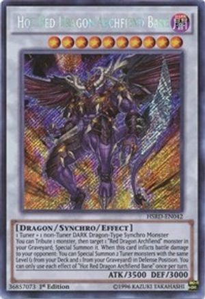 Hot Red Dragon Archfiend Bane (HSRD-EN042) - High-Speed Riders 1st Edition