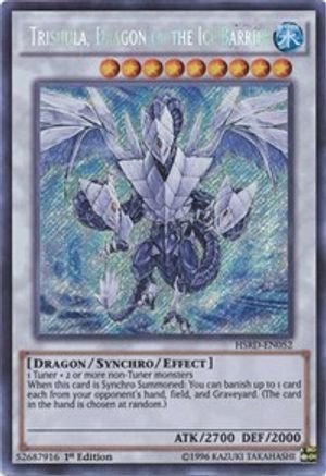 Trishula, Dragon of the Ice Barrier (HSRD-EN052) - High-Speed Riders 1st Edition