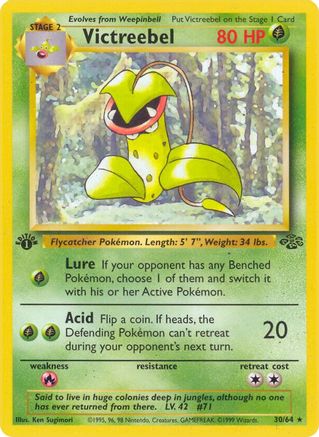 Victreebel (30) 30/64 - Jungle 1st Edition