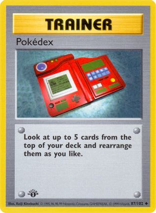 Pokedex 87 - Base Set Shadowless 1st Edition