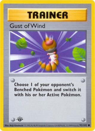 Gust of Wind 93 - Base Set Shadowless Unlimited