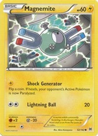 Magnemite (52) 52/162 - XY  BREAKthrough