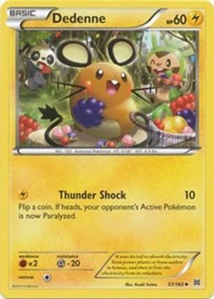 Dedenne 57/162 - XY  BREAKthrough Reverse Holofoil