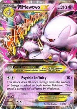 M Mewtwo-EX 64/162 - BREAKthrough Holofoil