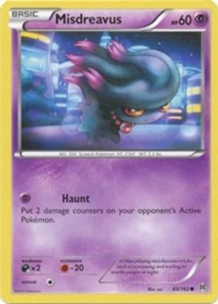 Misdreavus 65/162 - XY  BREAKthrough