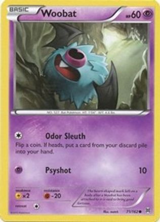 Woobat 71/162 - XY  BREAKthrough Reverse Holofoil