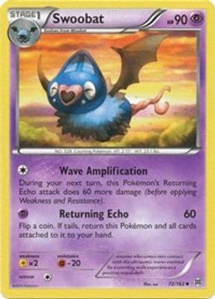 Swoobat 72/162 - BREAKthrough Reverse Holofoil