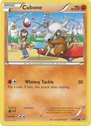 Cubone 77/162 - XY  BREAKthrough Reverse Holofoil
