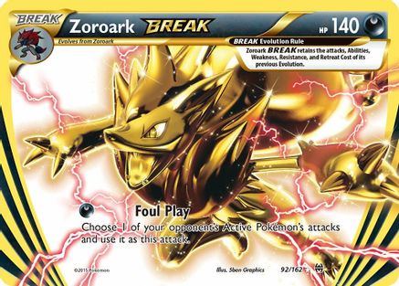 Zoroark BREAK 92/162 - XY  BREAKthrough Holofoil