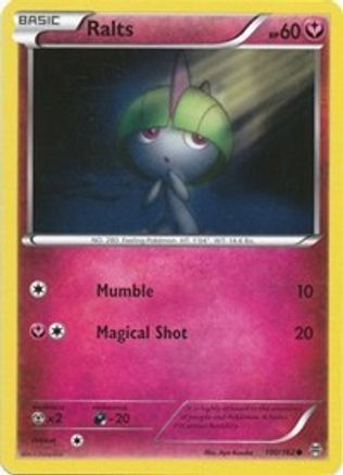 Ralts (100) 100/162 - XY  BREAKthrough Reverse Holofoil