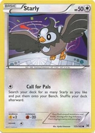 Starly 125/162 - BREAKthrough Reverse Holofoil