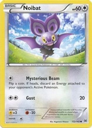 Noibat (132) 132/162 - XY  BREAKthrough Reverse Holofoil