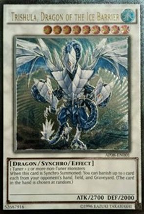 Trishula, Dragon of the Ice Barrier (UTR) (AP08-EN001) - Astral Pack 8 Unlimited