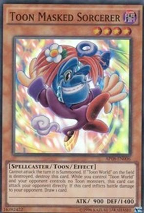 Toon Masked Sorcerer (AP08-EN006) - Astral Pack 8 Unlimited