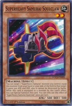 Superheavy Samurai Soulclaw (DOCS-EN008) - Dimension of Chaos 1st Edition