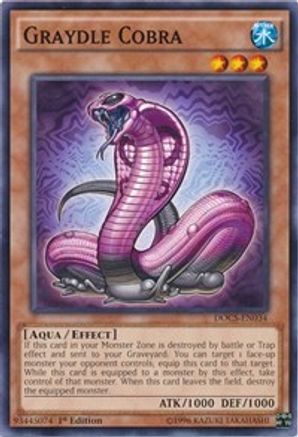 Graydle Cobra (DOCS-EN034) - Dimension of Chaos 1st Edition