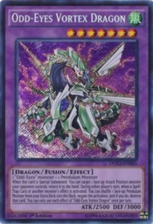 Odd-Eyes Vortex Dragon (DOCS-EN045) - Dimension of Chaos 1st Edition