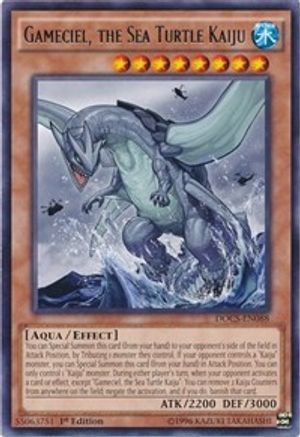 Gameciel, the Sea Turtle Kaiju (DOCS-EN088) - Dimension of Chaos 1st Edition