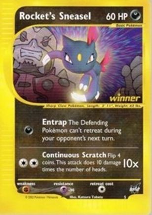 Rocket's Sneasel - 5 [Winner] 5 - Best of Promos