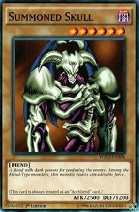 Summoned Skull (YGLD-ENA06) - King of Games: Yugi's Legendary Decks 1st Edition