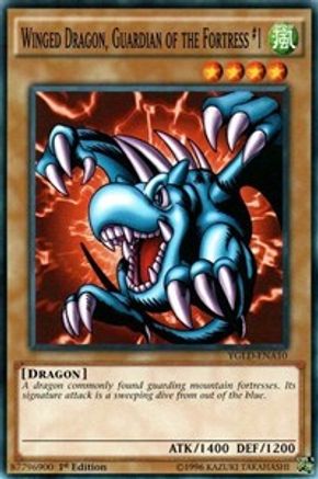 Winged Dragon, Guardian of the Fortress #1 (YGLD-ENA10) - King of Games: Yugi's Legendary Decks Unlimited