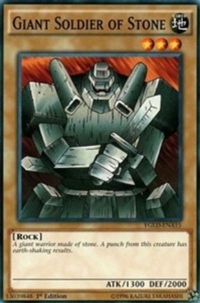 Giant Soldier of Stone (YGLD-ENA15) - King of Games: Yugi's Legendary Decks 1st Edition