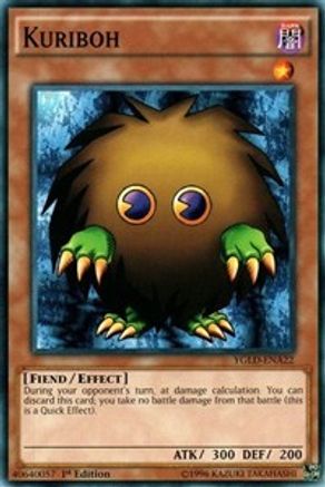 Kuriboh (A) (YGLD-ENA22) - King of Games: Yugi's Legendary Decks 1st Edition