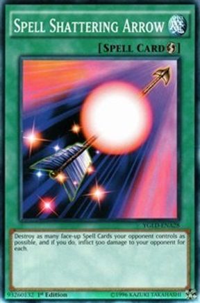 Spell Shattering Arrow (YGLD-ENA28) - King of Games: Yugi's Legendary Decks 1st Edition