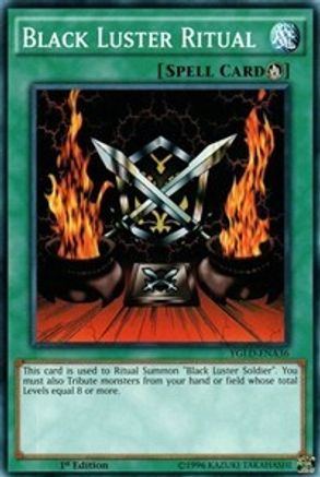Black Luster Ritual (YGLD-ENA36) - King of Games: Yugi's Legendary Decks Unlimited