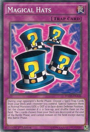 Magical Hats (A) (YGLD-ENA38) - King of Games: Yugi's Legendary Decks Unlimited