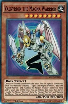 Valkyrion the Magna Warrior (YGLD-ENB01) - King of Games: Yugi's Legendary Decks 1st Edition