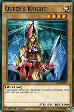 Queen's Knight (B) (YGLD-ENB07) - King of Games: Yugi's Legendary Decks 1st Edition