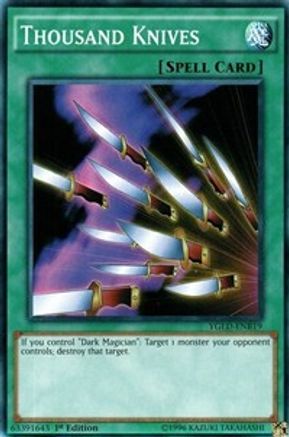 Thousand Knives (YGLD-ENB19) - King of Games: Yugi's Legendary Decks 1st Edition