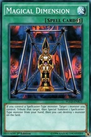 Magical Dimension (YGLD-ENB21) - King of Games: Yugi's Legendary Decks 1st Edition