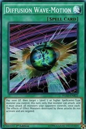 Diffusion Wave-Motion (YGLD-ENB22) - King of Games: Yugi's Legendary Decks Unlimited