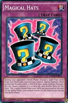 Magical Hats (B) (YGLD-ENB34) - King of Games: Yugi's Legendary Decks 1st Edition