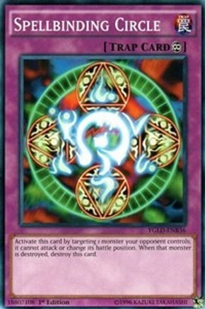 Spellbinding Circle (YGLD-ENB36) - King of Games: Yugi's Legendary Decks 1st Edition