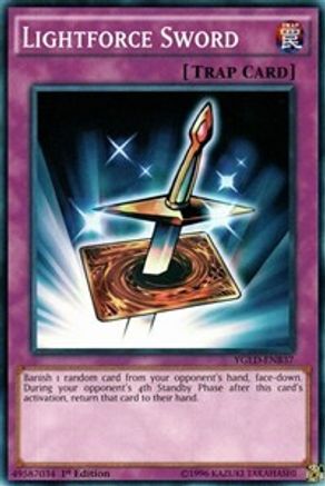 Lightforce Sword (YGLD-ENB37) - King of Games: Yugi's Legendary Decks Unlimited