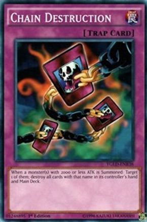 Chain Destruction (YGLD-ENB38) - King of Games: Yugi's Legendary Decks Unlimited