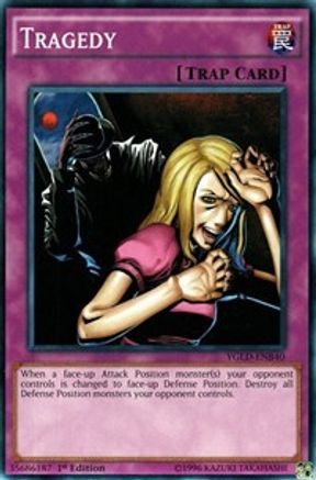 Tragedy (YGLD-ENB40) - King of Games: Yugi's Legendary Decks Unlimited