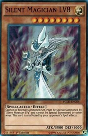 Silent Magician LV8 (YGLD-ENC04) - King of Games: Yugi's Legendary Decks Unlimited