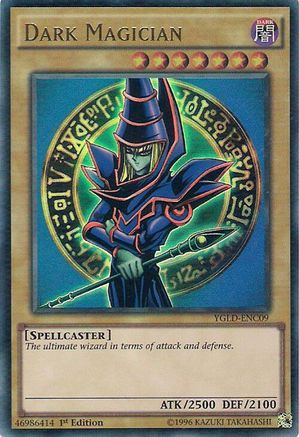 Dark Magician (C) (YGLD-ENC09) - King of Games: Yugi's Legendary Decks 1st Edition