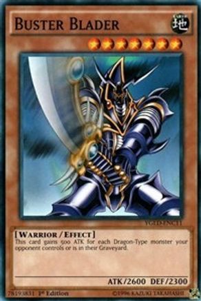 Buster Blader (C) (YGLD-ENC11) - King of Games: Yugi's Legendary Decks Unlimited