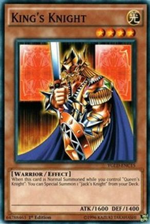 King's Knight (C) (YGLD-ENC15) - King of Games: Yugi's Legendary Decks Unlimited