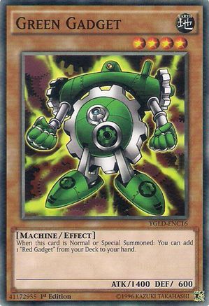Green Gadget (YGLD-ENC16) - King of Games: Yugi's Legendary Decks 1st Edition