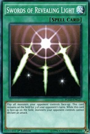 Swords of Revealing Light (C) (YGLD-ENC25) - King of Games: Yugi's Legendary Decks 1st Edition