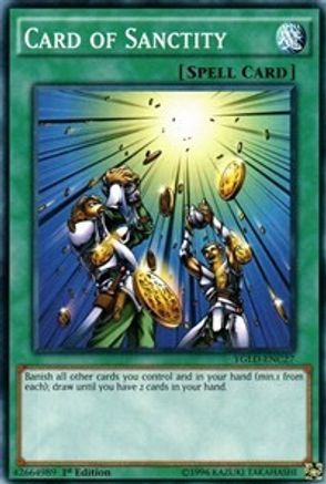 Card of Sanctity (YGLD-ENC27) - King of Games: Yugi's Legendary Decks Unlimited